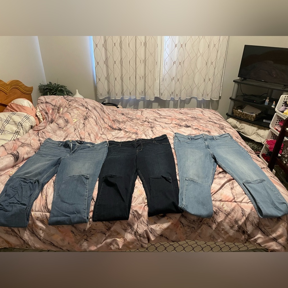 Hollister high waisted jean leggings